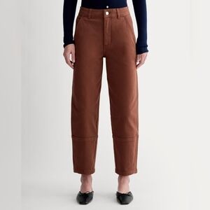 Everlane The Utility Barrel Pant in Rosewood